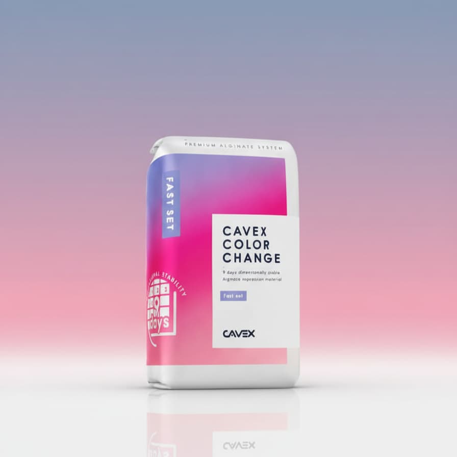 آلژینات نوع کالر چنج کوکس (Alginate Color Change) | شرکت: Cavex | دنتالاین آلژینات نوع کالر چنج کوکس (Alginate Color Change) | شرکت: Cavex | دنتالاین