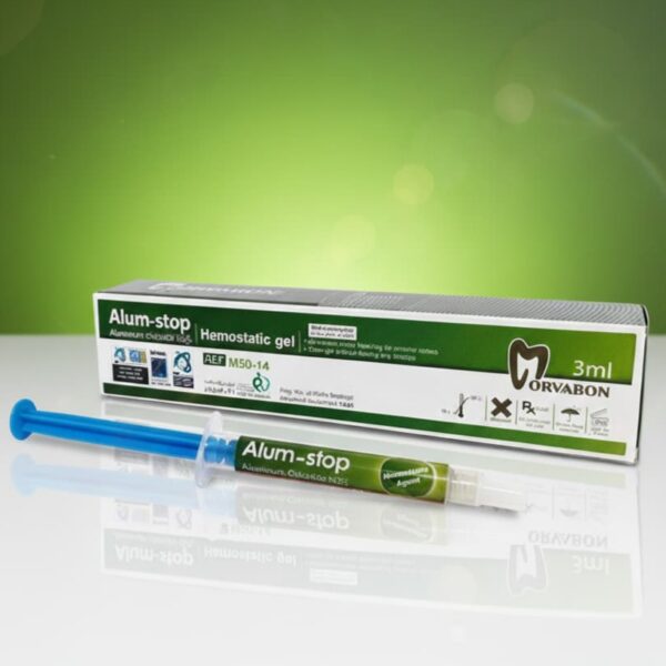 ژل انعقاد خون هموستات آلوم استاپ مروابن (Alum Stop Hemostatic Gel) | شرکت: Morvabon | دنتالاین
