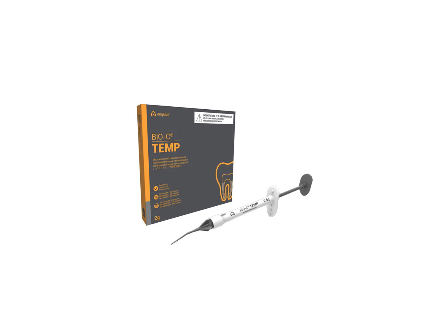 خمیر پانسمان بایوسرامیک تمپ آنجلس (Bio‑C Temp Intracanal Dressing) | شرکت: Angelus | دنتالاین خمیر پانسمان بایوسرامیک تمپ آنجلس (Bio‑C Temp Intracanal Dressing) | شرکت: Angelus | دنتالاین