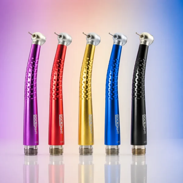 سرتوربین رنگی گلدنت (Colored Dental Turbine) | شرکت: Goldent | دنتالاین