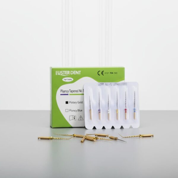 فایل روتاری تیپر طلایی لاستردنت (Dental Pliancy Gold Tapered) | شرکت: Lusterdent | دنتالاین