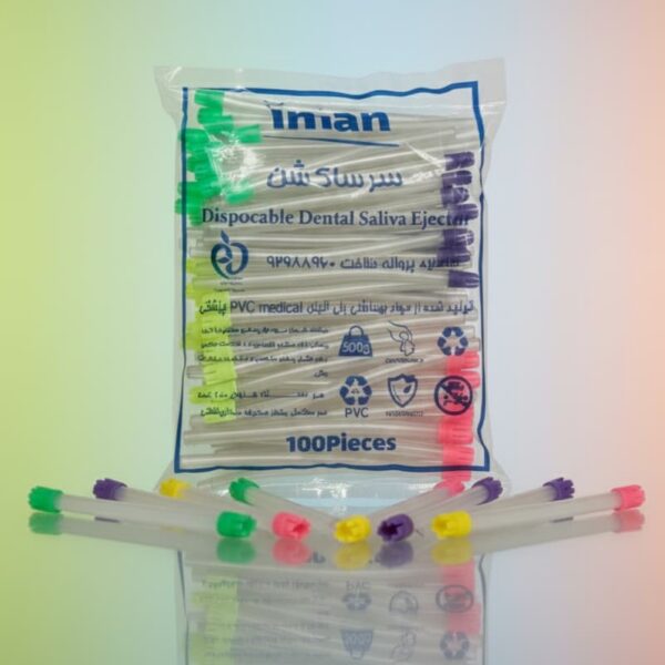 سرساکشن ایمان شفا گستر (Disposable Suction Tip) | شرکت: Iman Shafa Gostar | دنتالاین