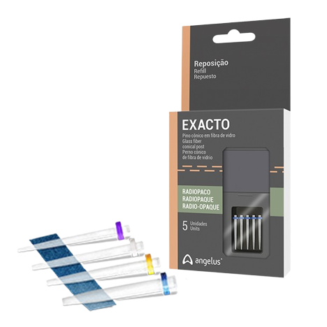پست نوری گلاس فایبر شفاف آنجلس (Exacto Translucent Fiber Post) | شرکت: Angelus | دنتالاین