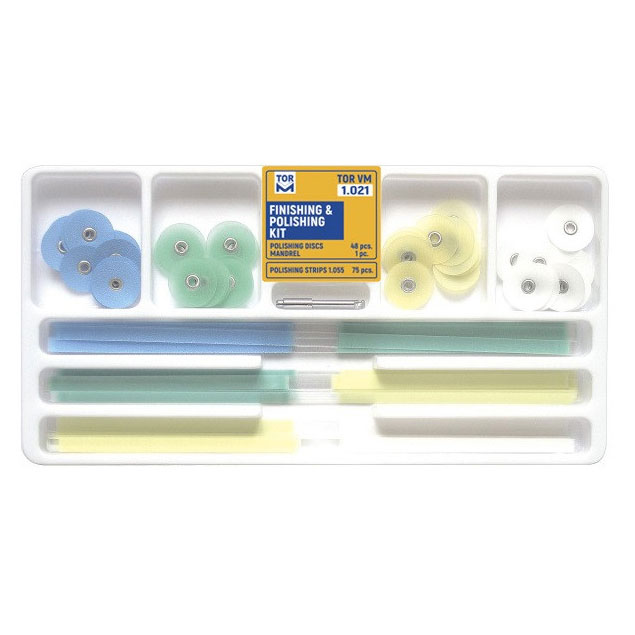 کیت دیسک و نوار پرداخت مرکزدار تور وی ام (Finishing and polishing Kit) | شرکت: TorVM | دنتالاین کیت دیسک و نوار پرداخت مرکزدار تور وی ام (Finishing and polishing Kit) | شرکت: TorVM | دنتالاین