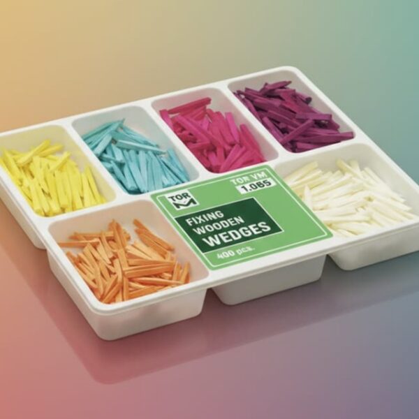 وج چوبی آناتومیک آسورت شش رنگ تور وی ام (Fixing Wooden Wedges 6 Color Assortment) | شرکت: TorVM | دنتالاین