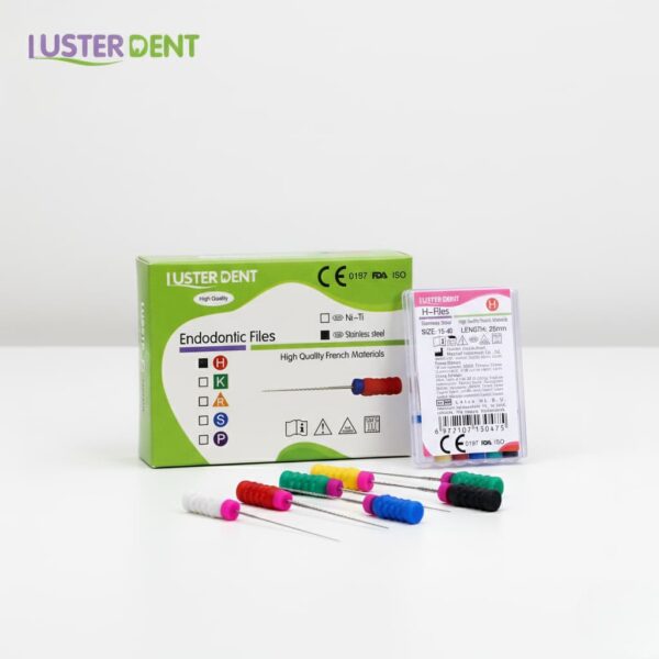 فایل دستی اچ لاستردنت (Hand Use H-File) | شرکت: Lusterdent | دنتالاین
