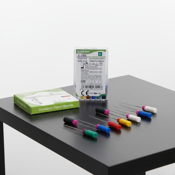 فایل دستی کا لاستردنت (Hand Use K-File) | شرکت: Lusterdent | دنتالاین