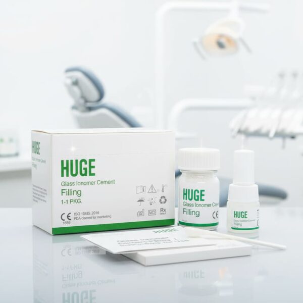 سمان گلاس آینومر ترمیمی I هیوج (Glass Ionomer Cement Filling I) | شرکت: Huge | دنتالاین