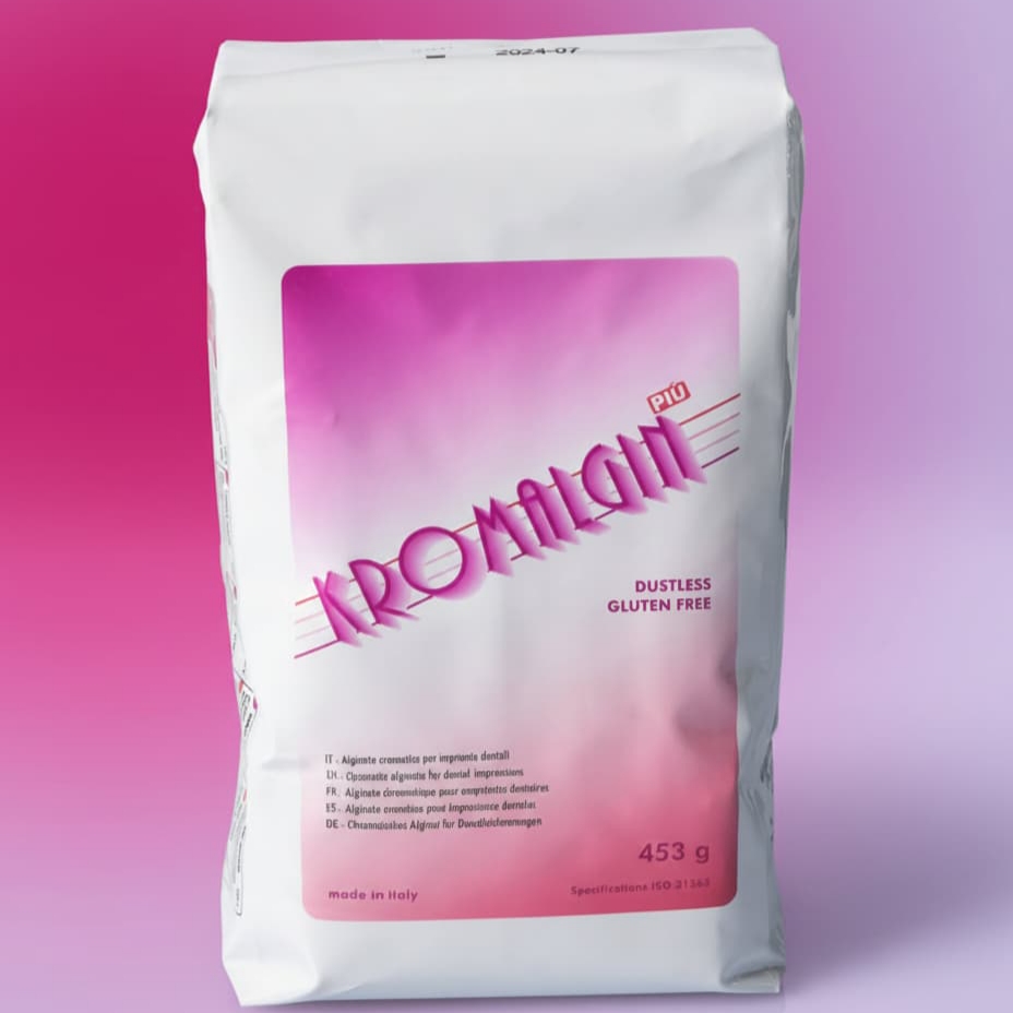 آلژینات کرومالژین (زرماخ) وانینی دنتال (Kromalgin Più Chromatic Alginate) | شرکت: Vannini Dental | دنتالاین آلژینات کرومالژین (زرماخ) وانینی دنتال (Kromalgin Più Chromatic Alginate) | شرکت: Vannini Dental | دنتالاین
