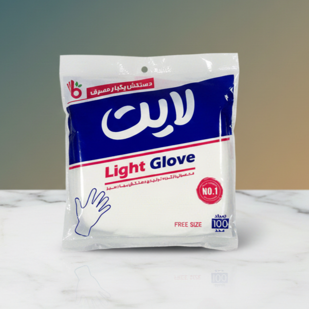 دستکش نایلونی لایت بهار سبز (Light Disposable Gloves) | شرکت: Bahar Sabz | دنتالاین دستکش نایلونی لایت بهار سبز (Light Disposable Gloves) | شرکت: Bahar Sabz | دنتالاین
