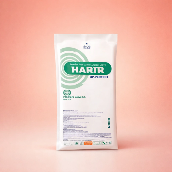 دستکش جراحی لاتکس بدون پودر اپی‌ پرفکت حریر (OP-Perfect Powder Free Latex Surgical Gloves) | شرکت: Iran Harir | دنتالاین
