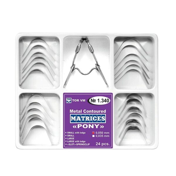 کیت ماتریکس فلزی پونی تور وی ام (Pony Metal Matrix Kit) | شرکت: TorVM | دنتالاین