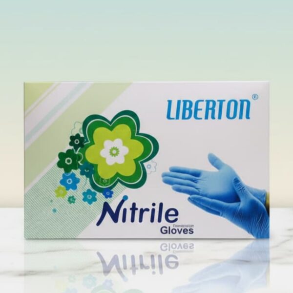 دستکش نیتریل بدون پودر لیبرتون (Powder-Free Nitrile Gloves) | شرکت: Liberton | دنتالاین