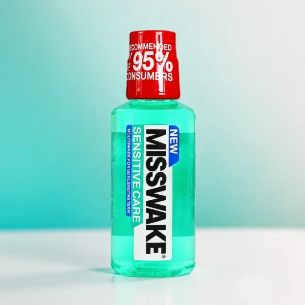 دهانشویه دندان و لثه‌های حساس میسویک (Sensitive Care Mouthwash) | شرکت: Misswake | دنتالاین