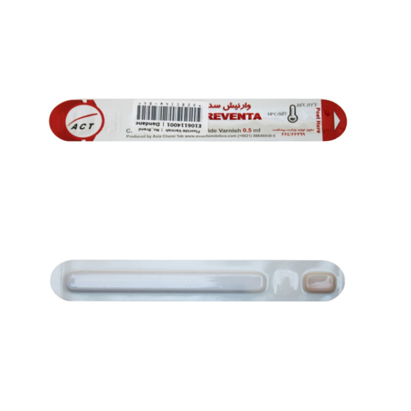 وارنیش سدیم فلوراید ۵٪ آریادنت (Sodium Fluoride Varnish) | شرکت: Aria Dent | دنتالاین