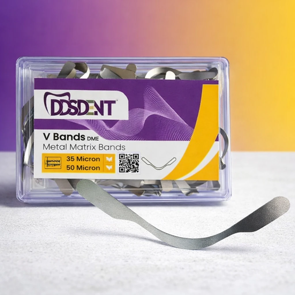 نوار ماتریکس تافل مایر وی شکل دی دی اس دنت (Tofflemire V Shape Matrix Band) | شرکت: DDS Dent | دنتالاین نوار ماتریکس تافل مایر وی شکل دی دی اس دنت (Tofflemire V Shape Matrix Band) | شرکت: DDS Dent | دنتالاین