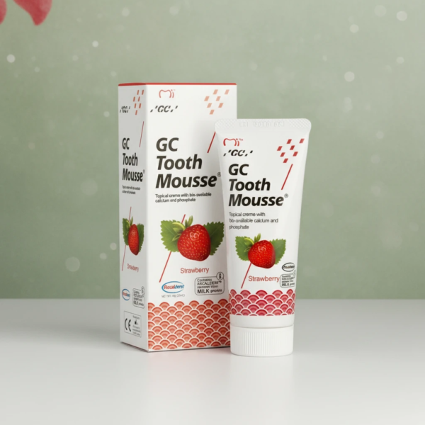 خمیر دندان تقویت‌ کننده مینای دندان توس موس جی سی (Tooth Mousse) | شرکت: GC | دنتالاین