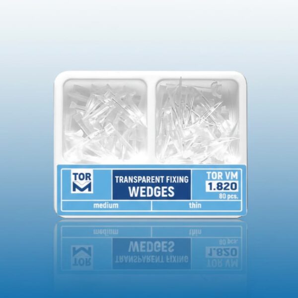 وج پلاستیک شفاف آناتومیک تور وی ام (Transparent Plastic Fixing Wedges) | شرکت: TorVM | دنتالاین