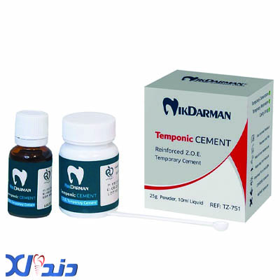 سمان موقت زینک اکساید (زونالین) Temponic - نیک درمان آسیا